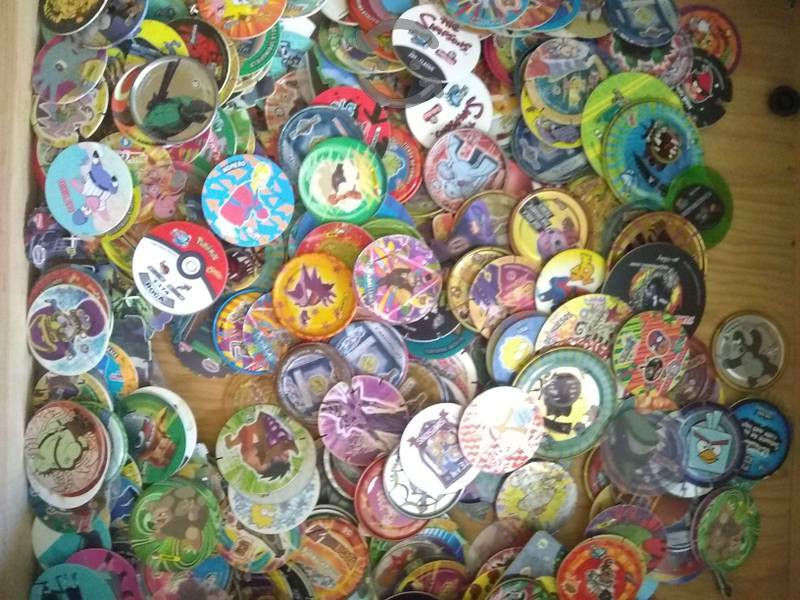 40 tazos pogs Mexico todas las generaciones 1994 hasta 2020 seiya + protector