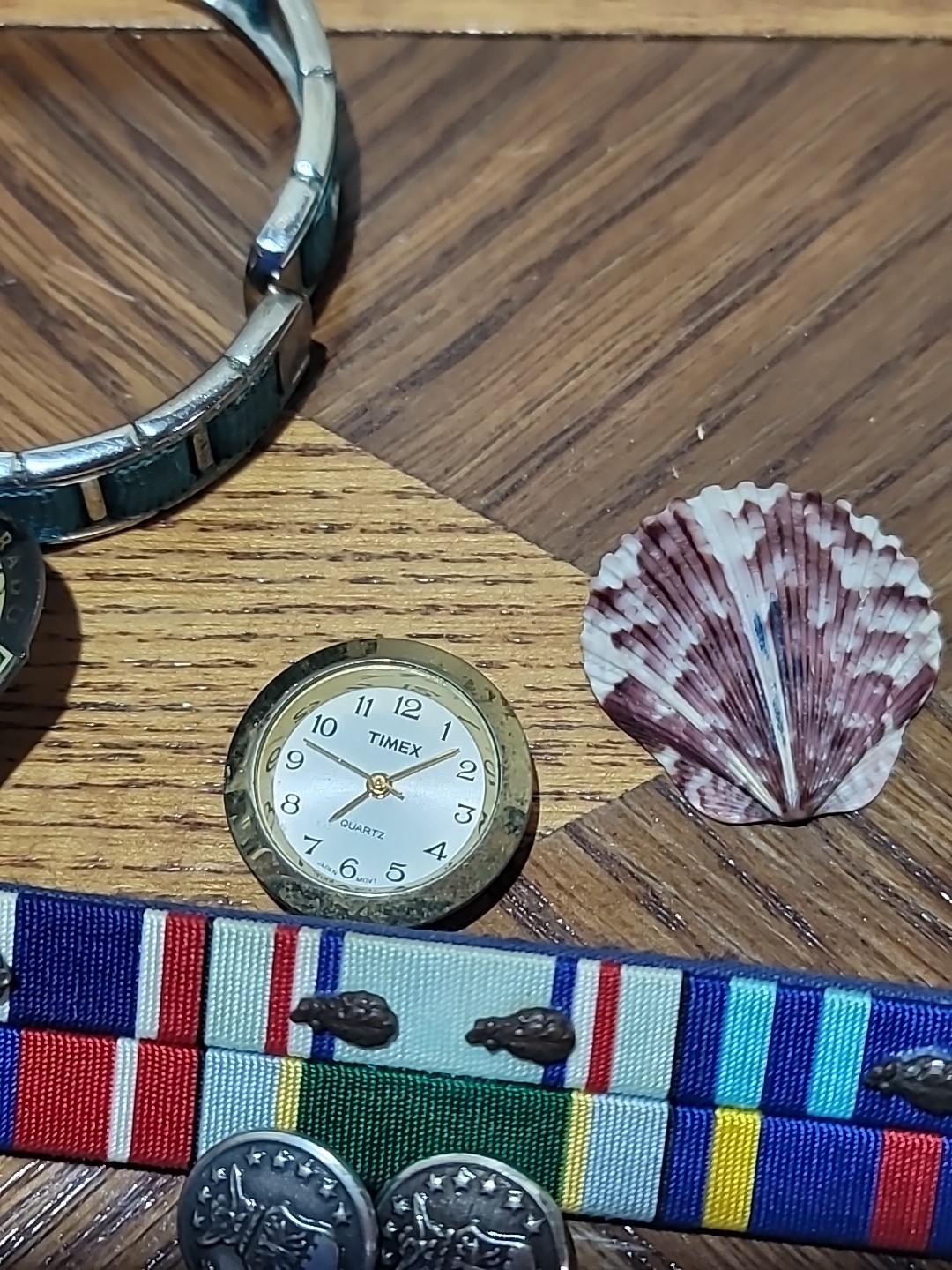 Lot Of 20 Vintage Junk Drawer Jewelry, Military, Watches And More