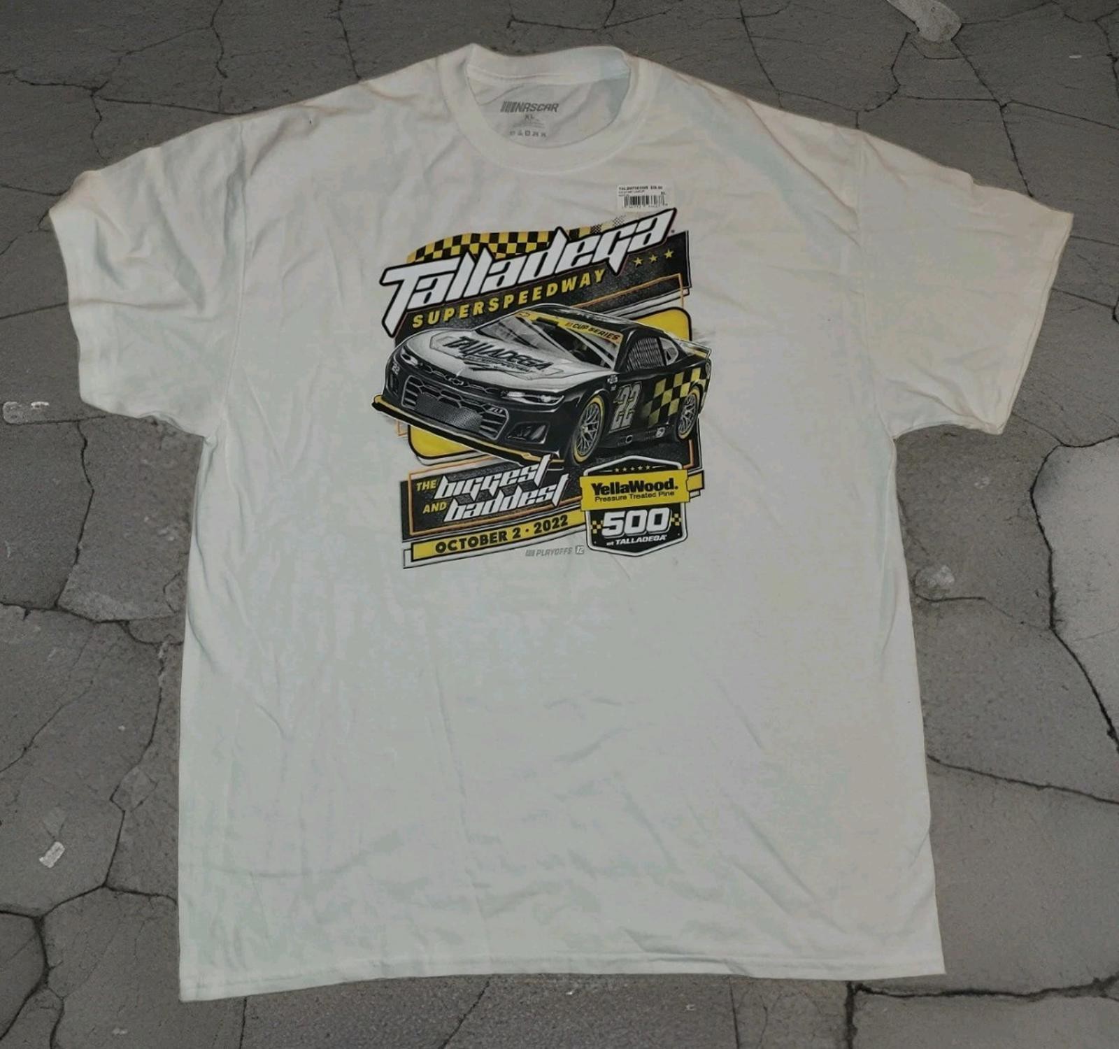 Joey Logano 2022 Nascar YellaWood 500 At Talladega T Shirt Size XL