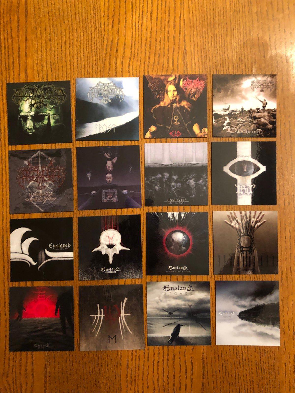 Enslaved FRIDGE MAGNETS Norway black progressive metal beautiful music