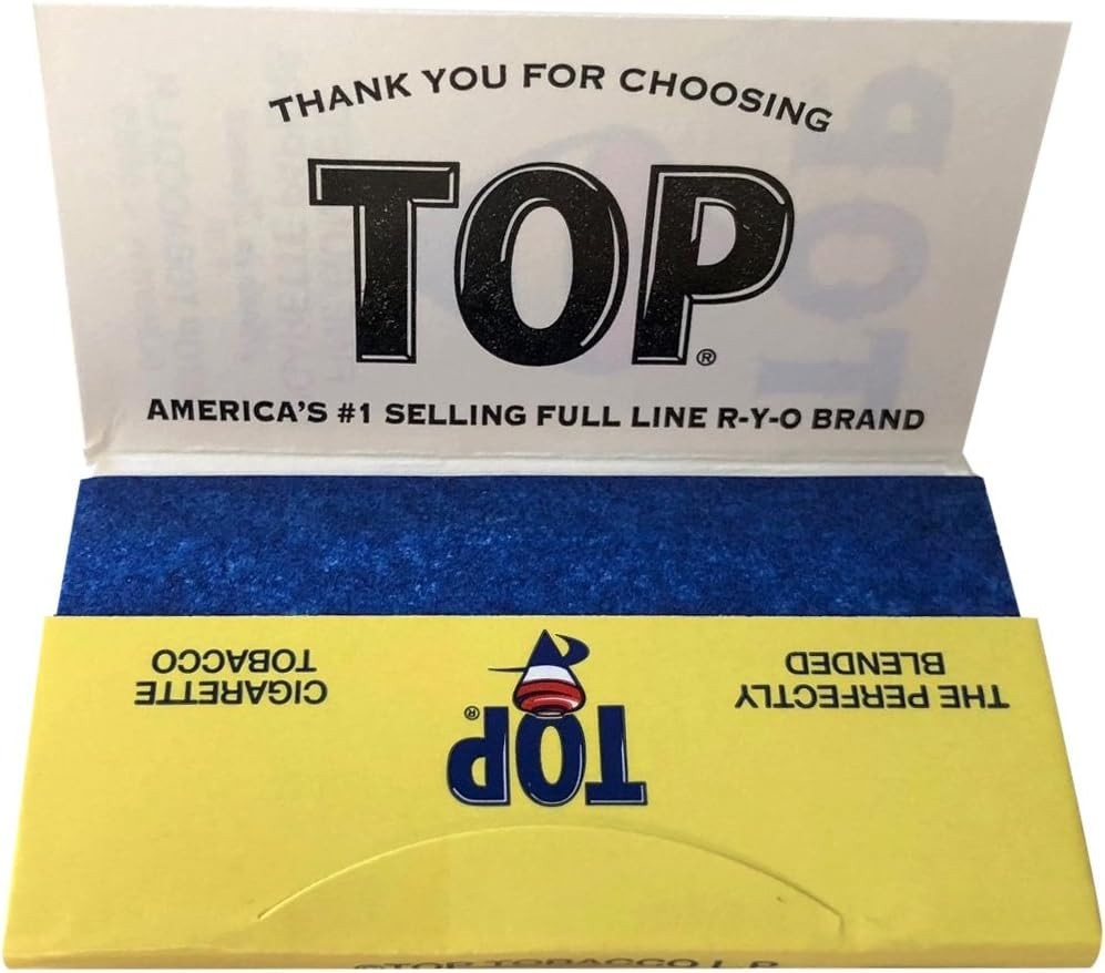 TOP Rolling Papers RYO Cigarette 10 Pack 1000 Leaves Tobacco Paper