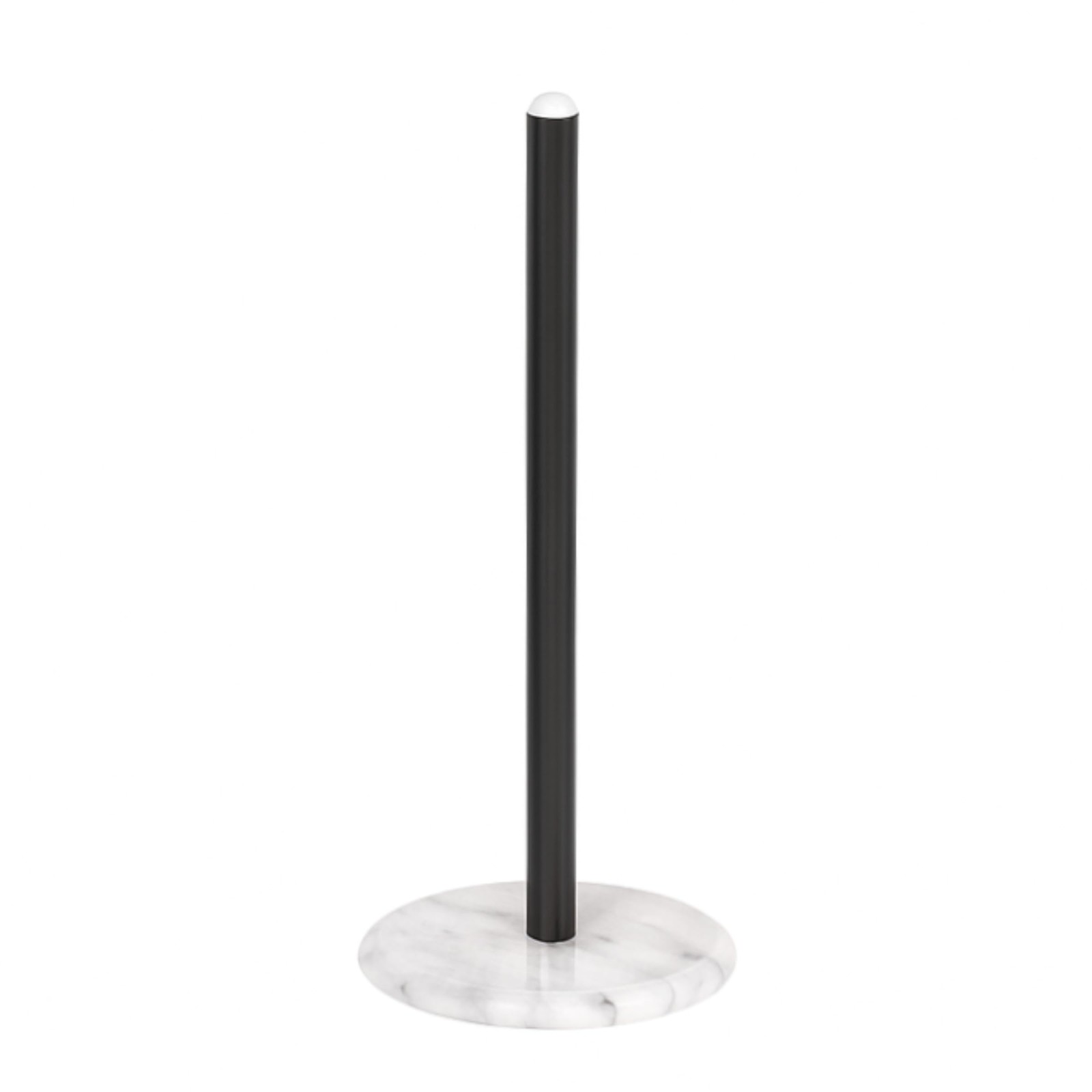 Creative Home Natural Marble Base Paper Towel Holder Countertop, Stable Roll Dis