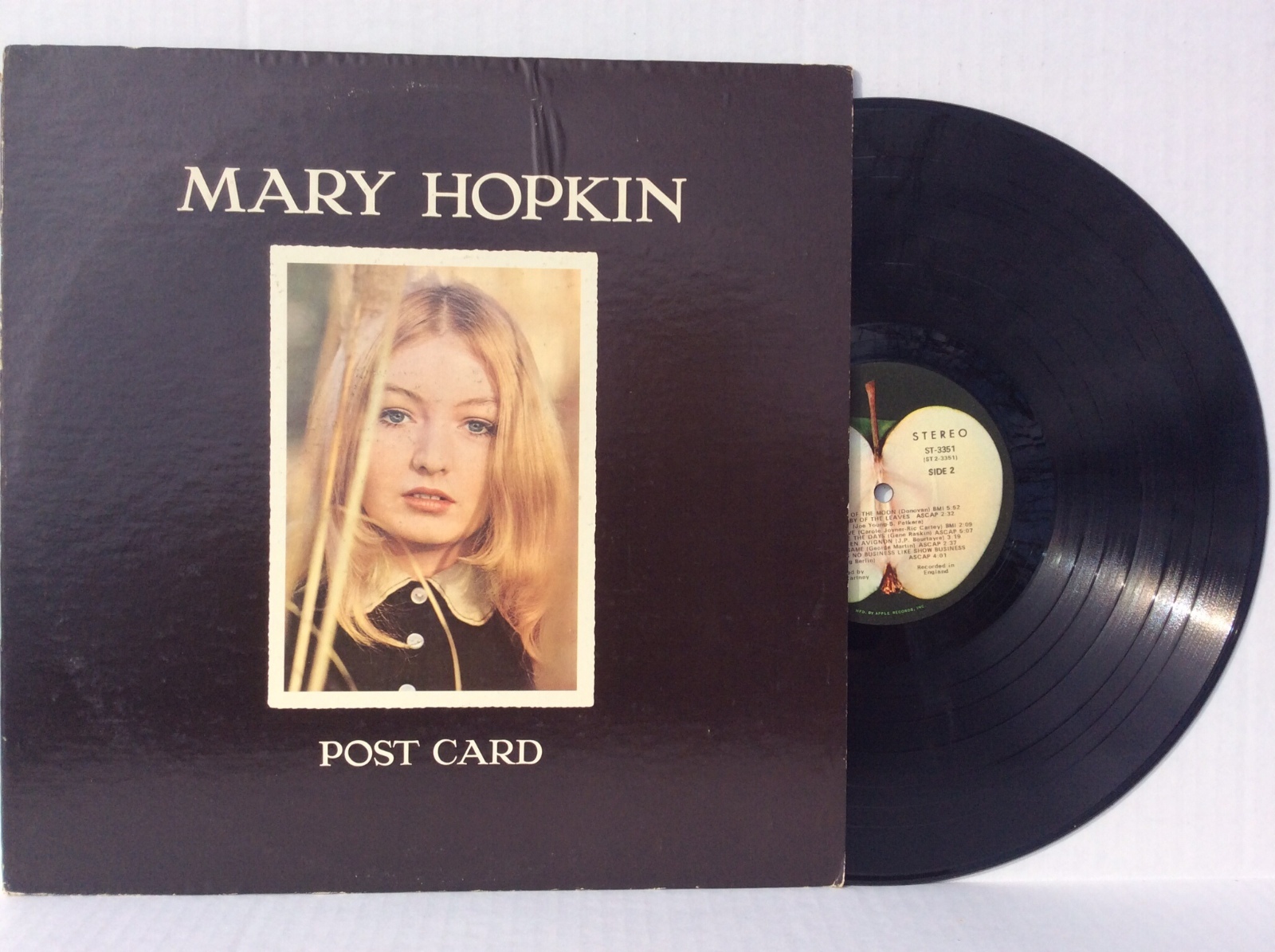MARY HOPKIN Post Card Vinyl LP Apple ST 3351 Beatles Paul McCartney NM
