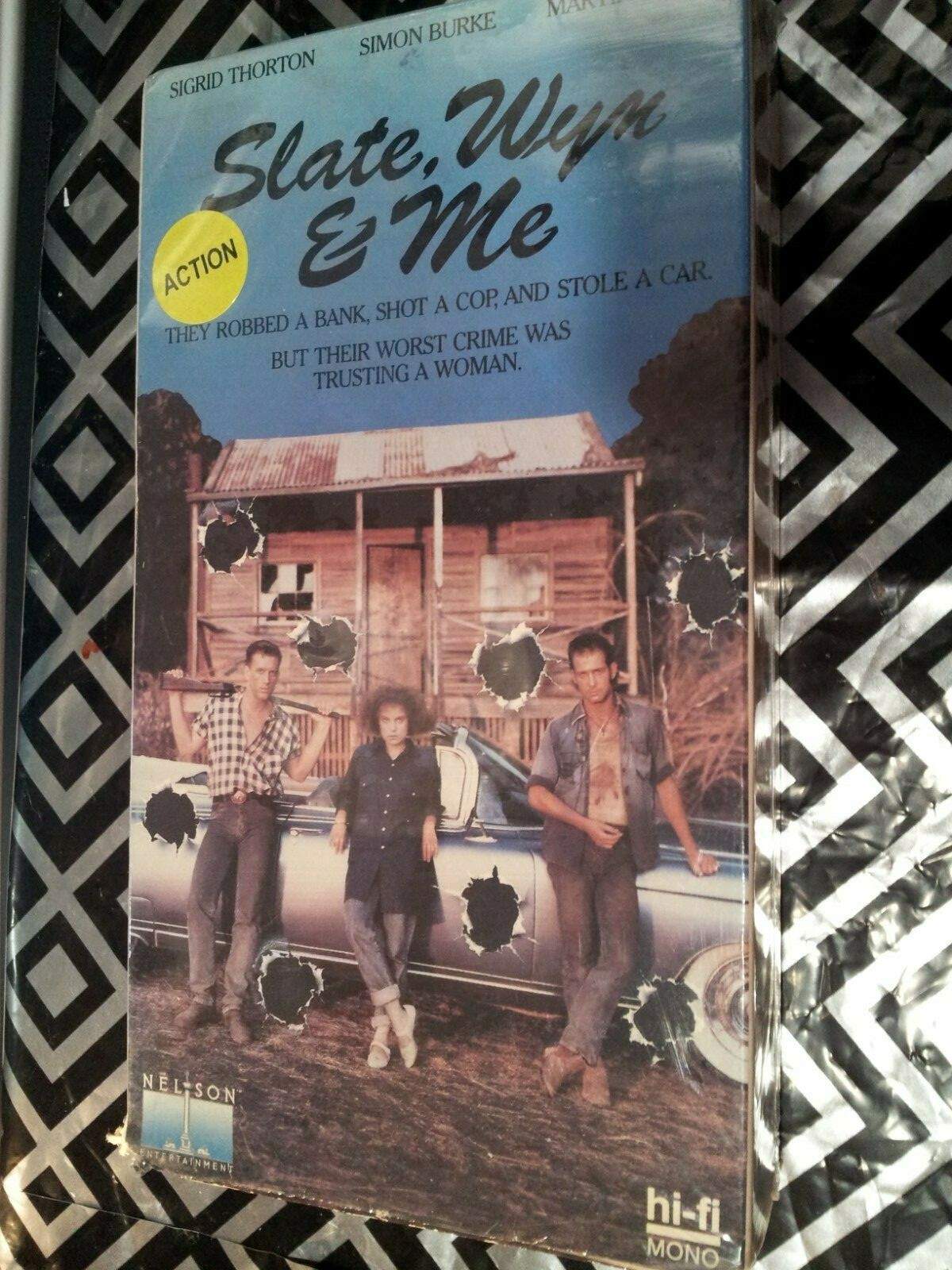 1987 SLATE WYN & ME – RARE VHS TAPE – RATED [R]