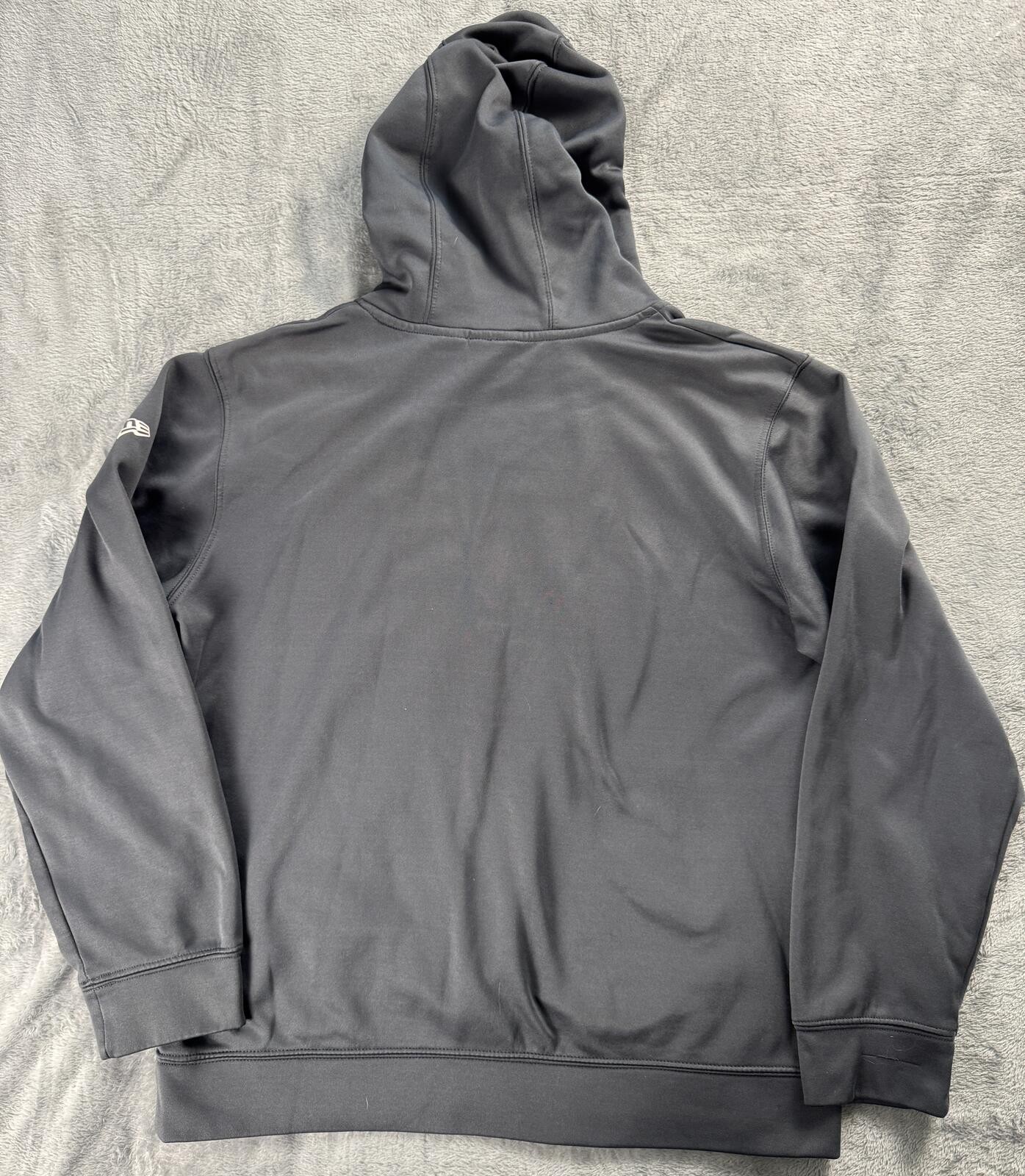 New Era Buffalo Bills Gray Thermabase Pullover Sweatshirt Hoodie Size Medium
