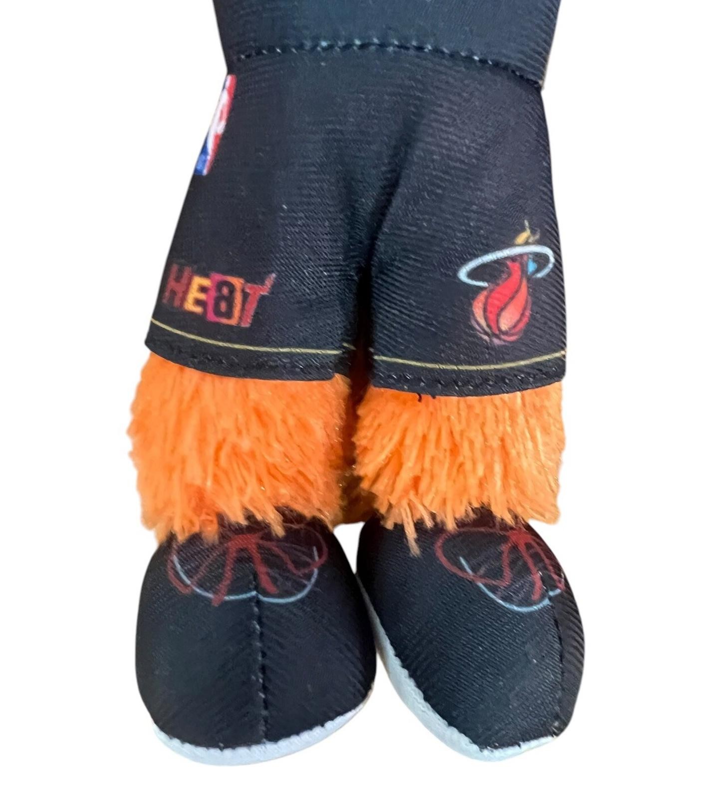 NWT NBA Miami Heat Burnie 10” Plush Figure FOCO Collectible