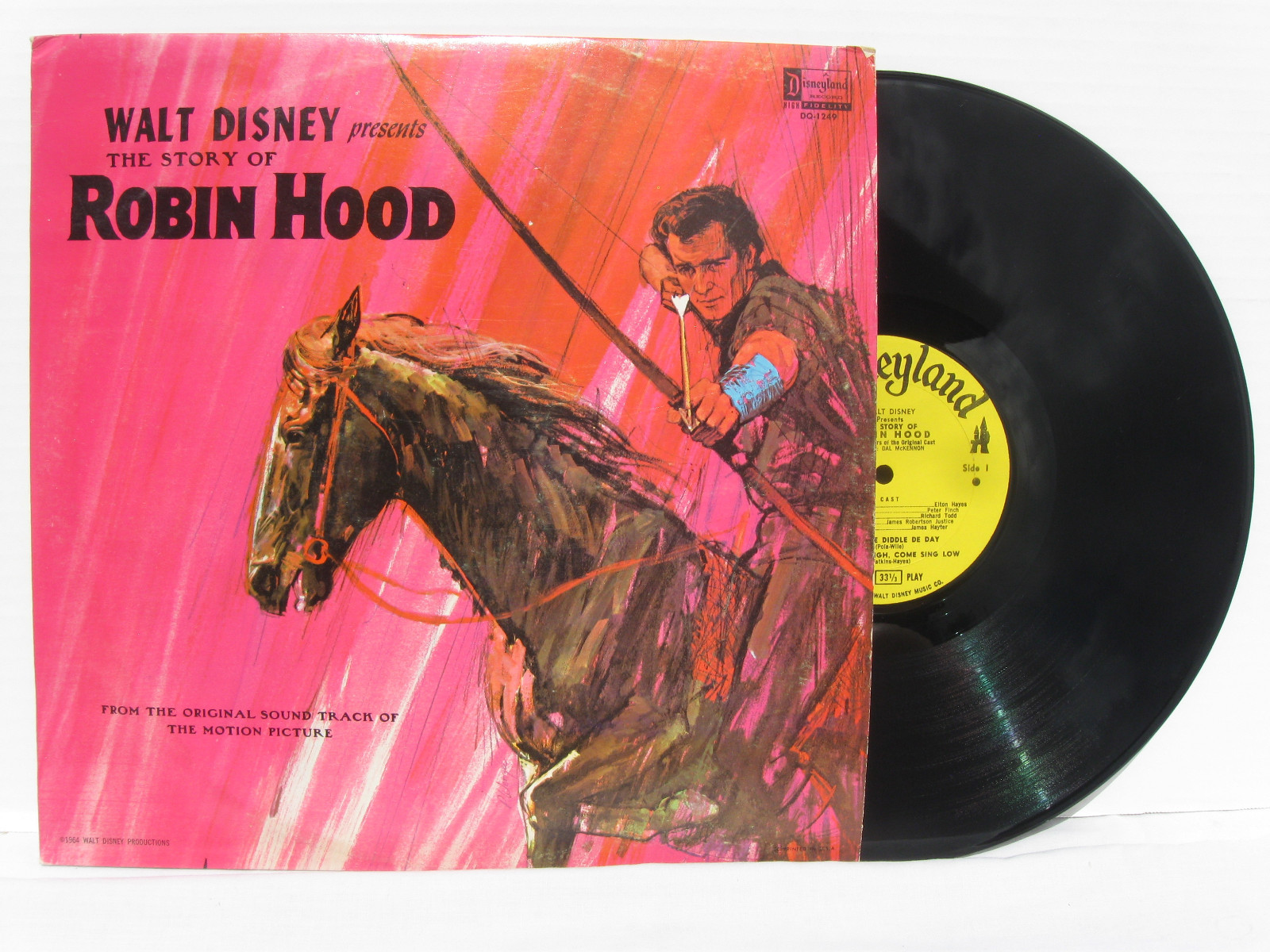 Walt Disney presents THE STORY OF ROBIN HOOD Disneyland DQ-1249 LP