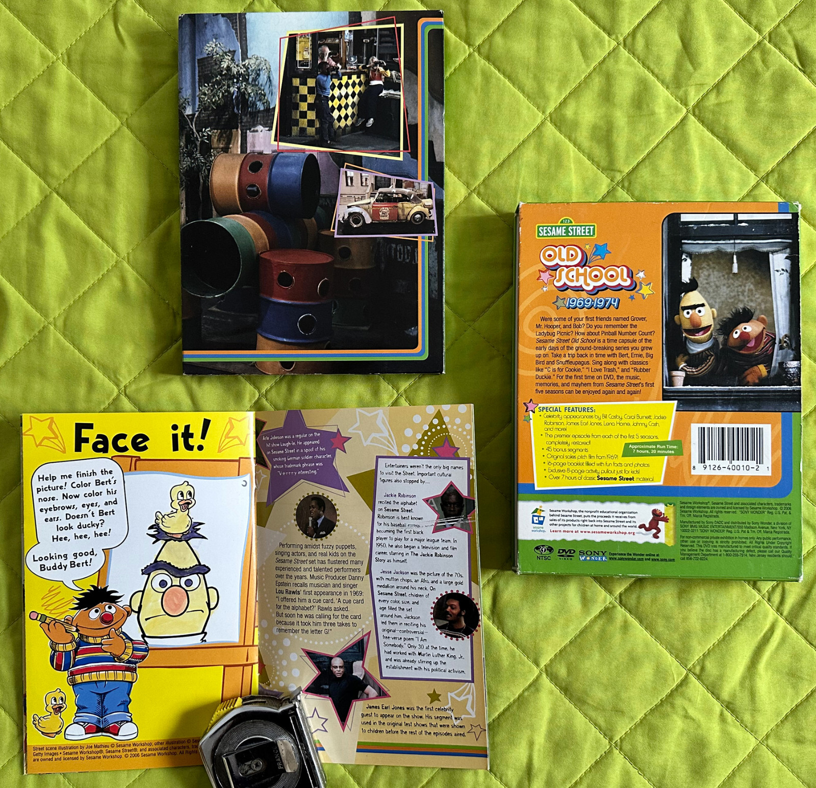 SESAME STREET Old School Volume One 1969-1974 3 Discs DVD Set USA Region 1‎