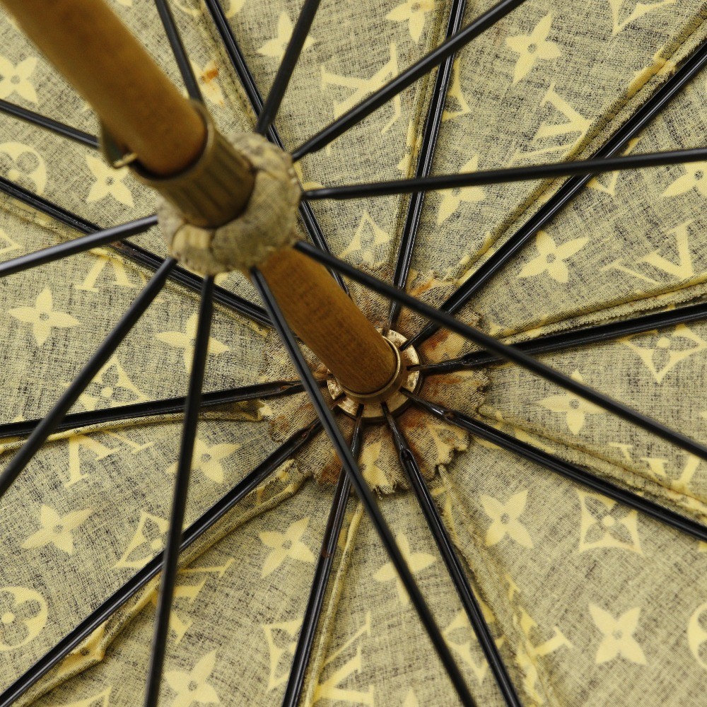 LOUIS VUITTON parasol Other miscellaneous goods vintage Monogram Brown cot…