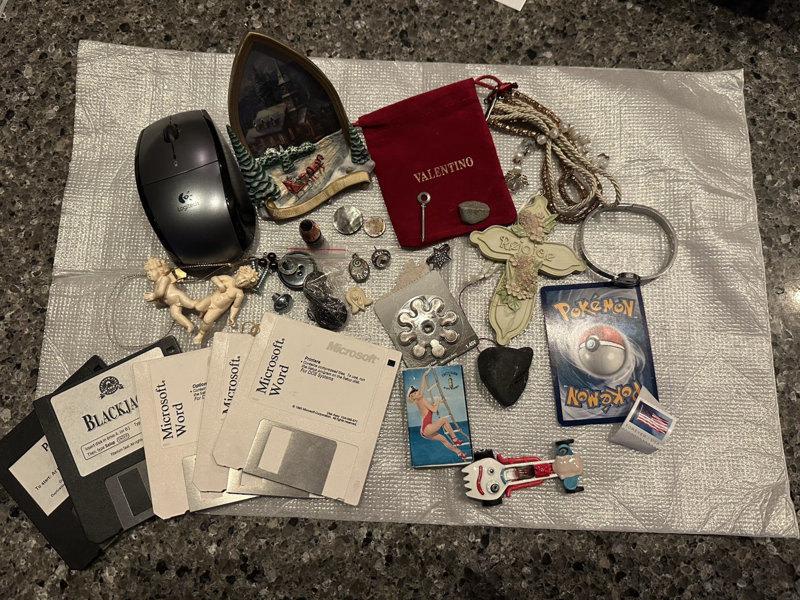 Junk Drawer Lot Assortment Treasures And Trinkets
