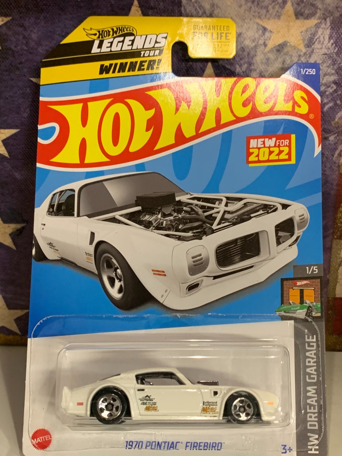HOT WHEELS 1970 PONTIAC FIREBIRD. NEW 2022 WHITE,WITHOUT ROCKER STRIP ON CARD