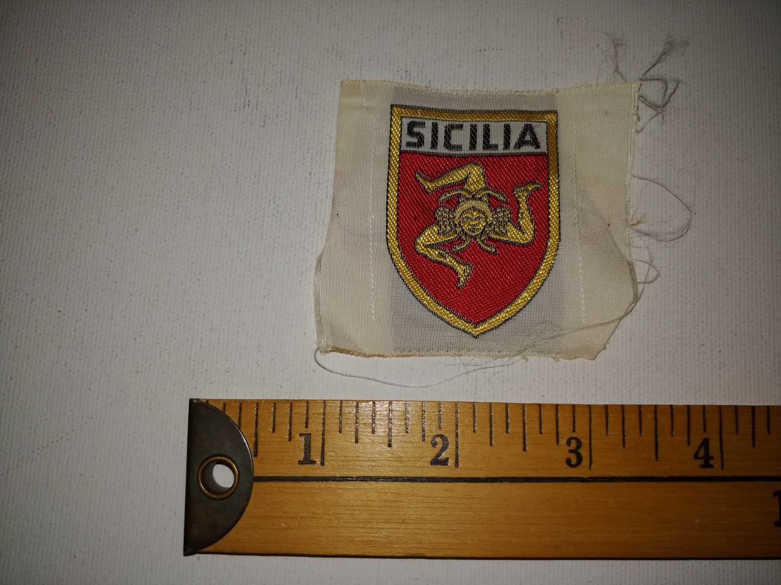 * VINTAGE BOY SCOUTS SICILY SICILIA PATCH CREST ECUSSON *