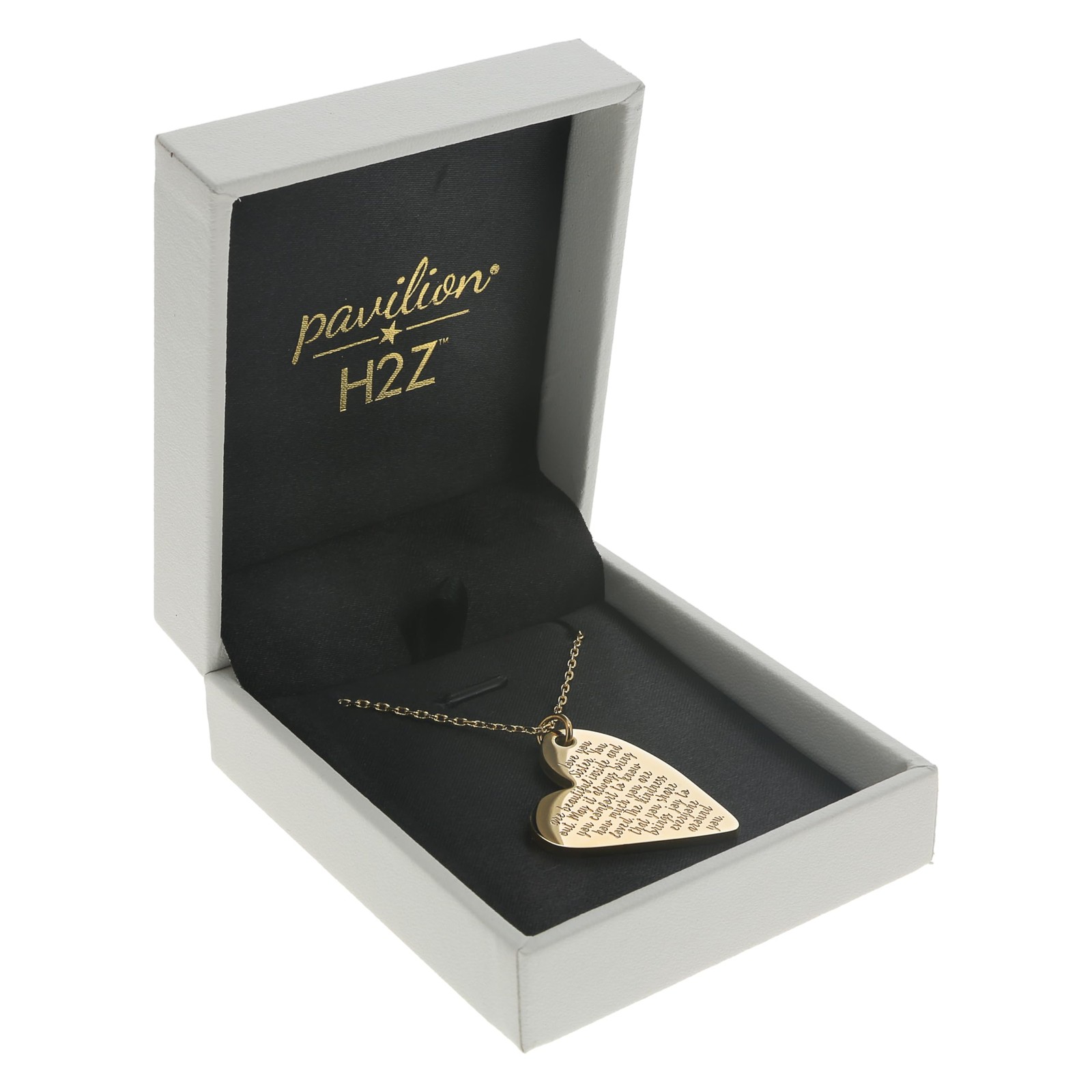 Pavilion Love You Sister Heart Pendant Necklace Gold Plated Gift