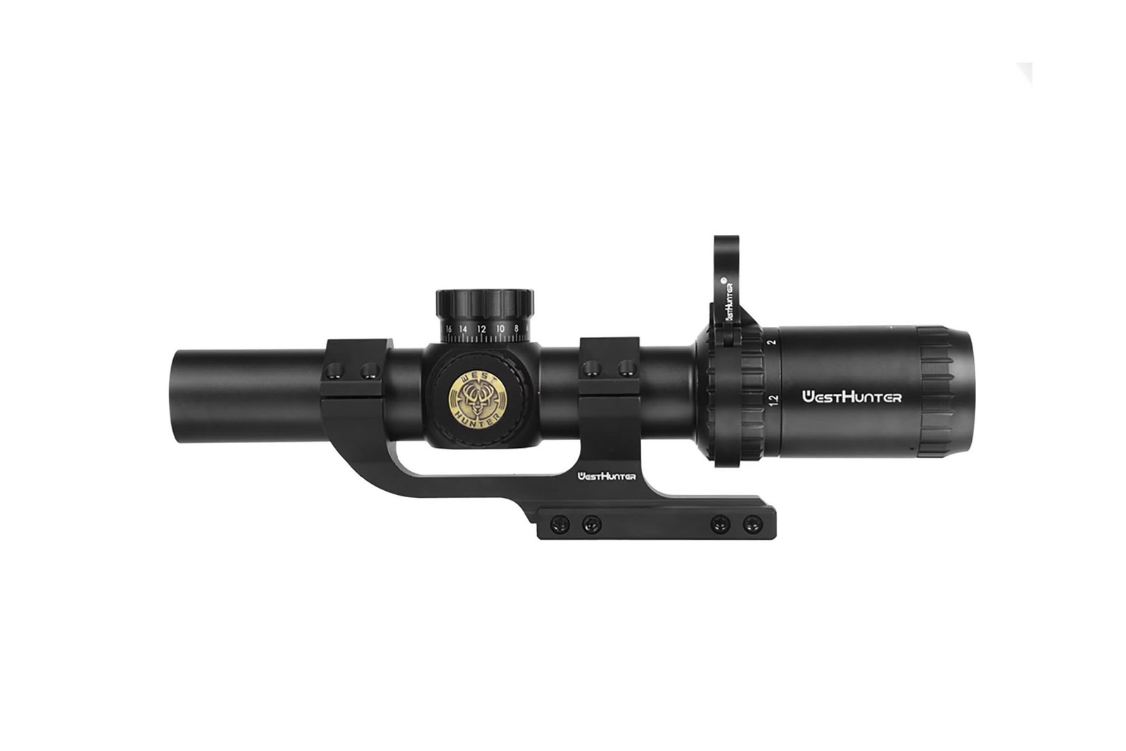 WestHunter Optics HD 1.2-6×24 IR FFP LPVO Riflescope, 30 mm Tube First Focal …