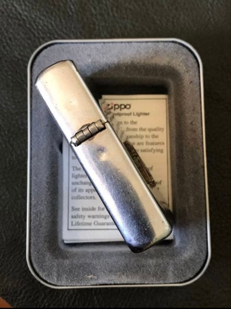 Zippo Zippo Corporate Vintage Logo Metal Paste Made in 1961