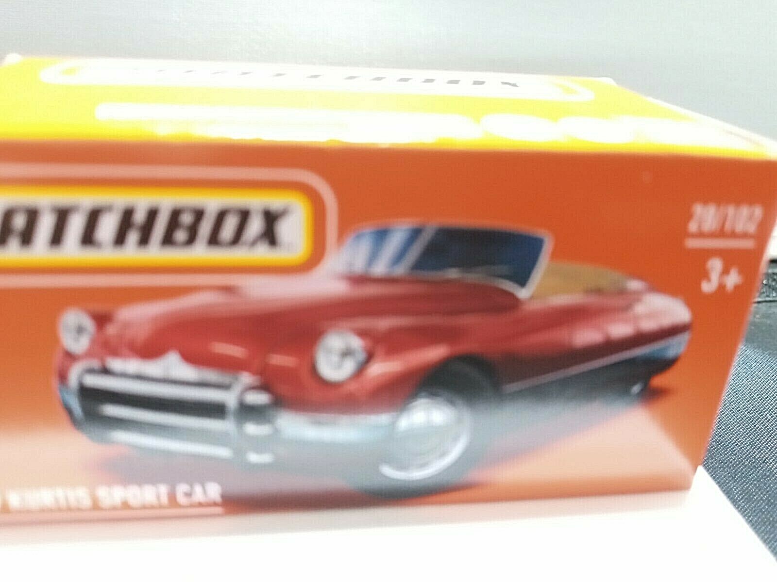 2022 Matchbox Power Grabs 1949 Kurtis Sport Car Boxed Red Diecast New Release