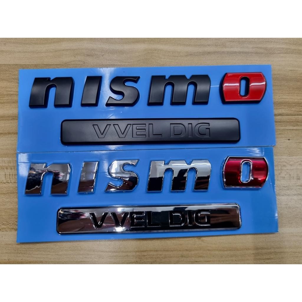 NISMO VVEL DIG 3D emblem plated silver Nissan Patrol