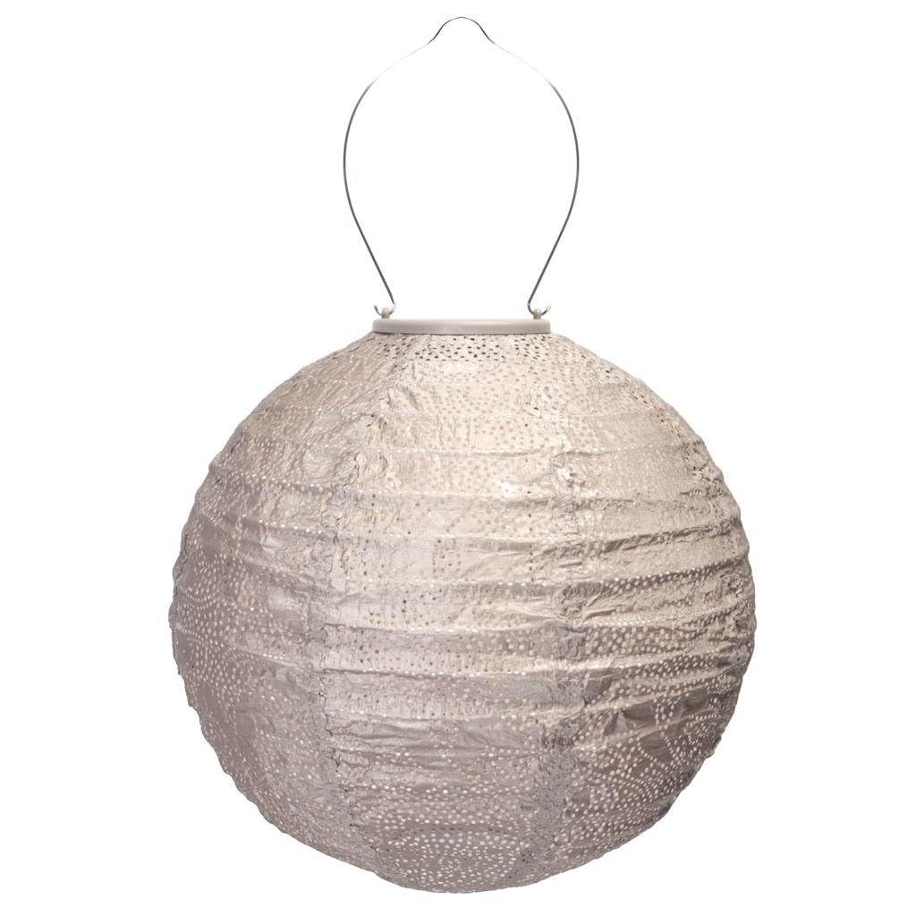 Lumiz 15″ Round Marrakesh Lantern, Taupe Hanging Lantern, LUM123