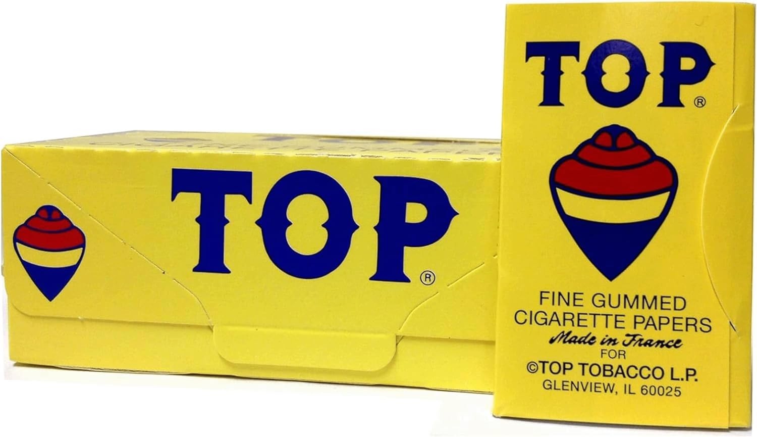 TOP Rolling Papers RYO Cigarette 10 Pack 1000 Leaves Tobacco Paper