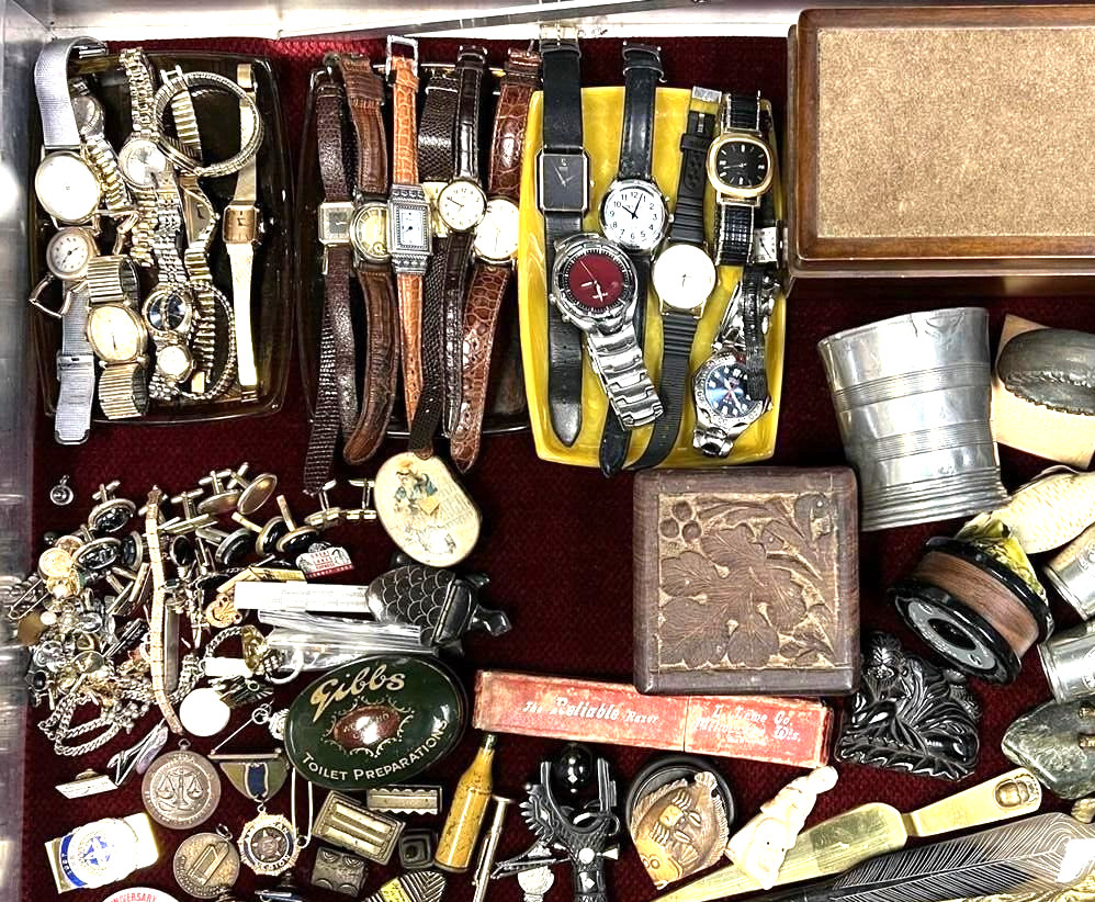 “Bulk Buy Box lots” – 3 pounds 8 of usable, Estate items-#NY7J36