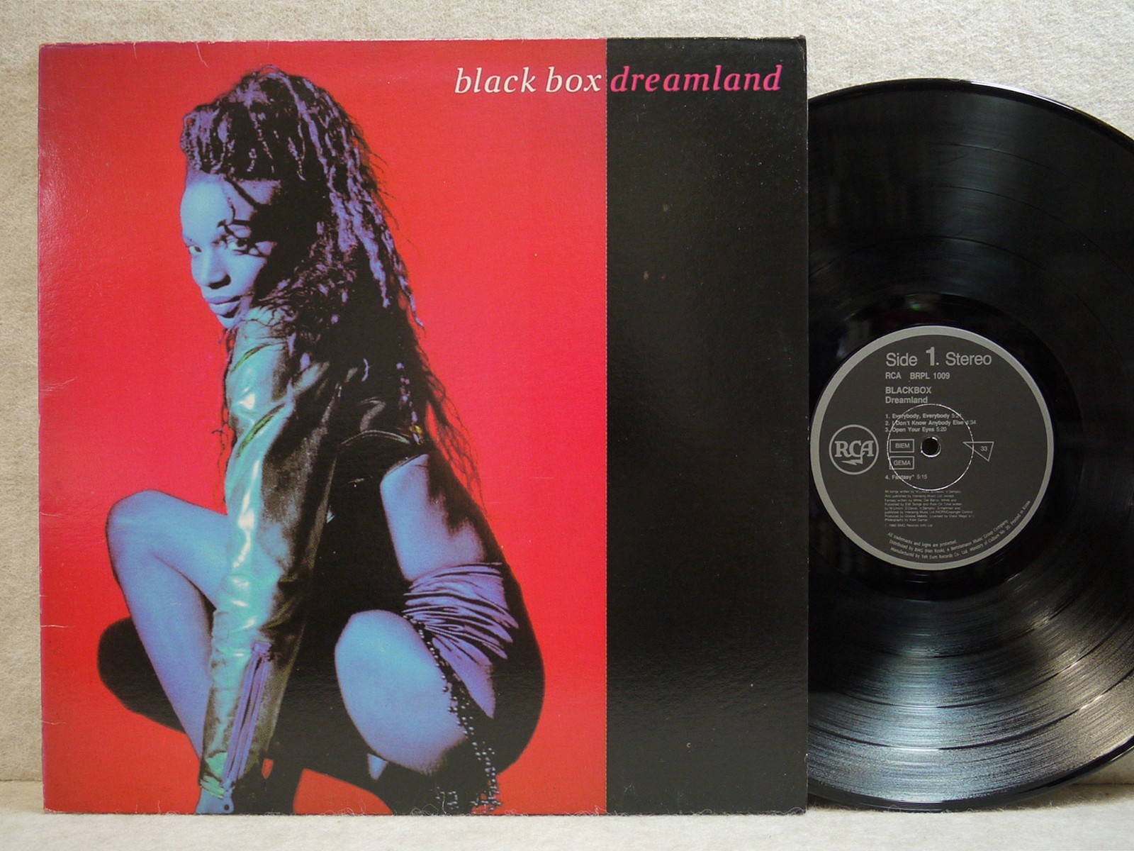 Black Box Dreamland 1990 Korea LP Lyric W/Insert NM