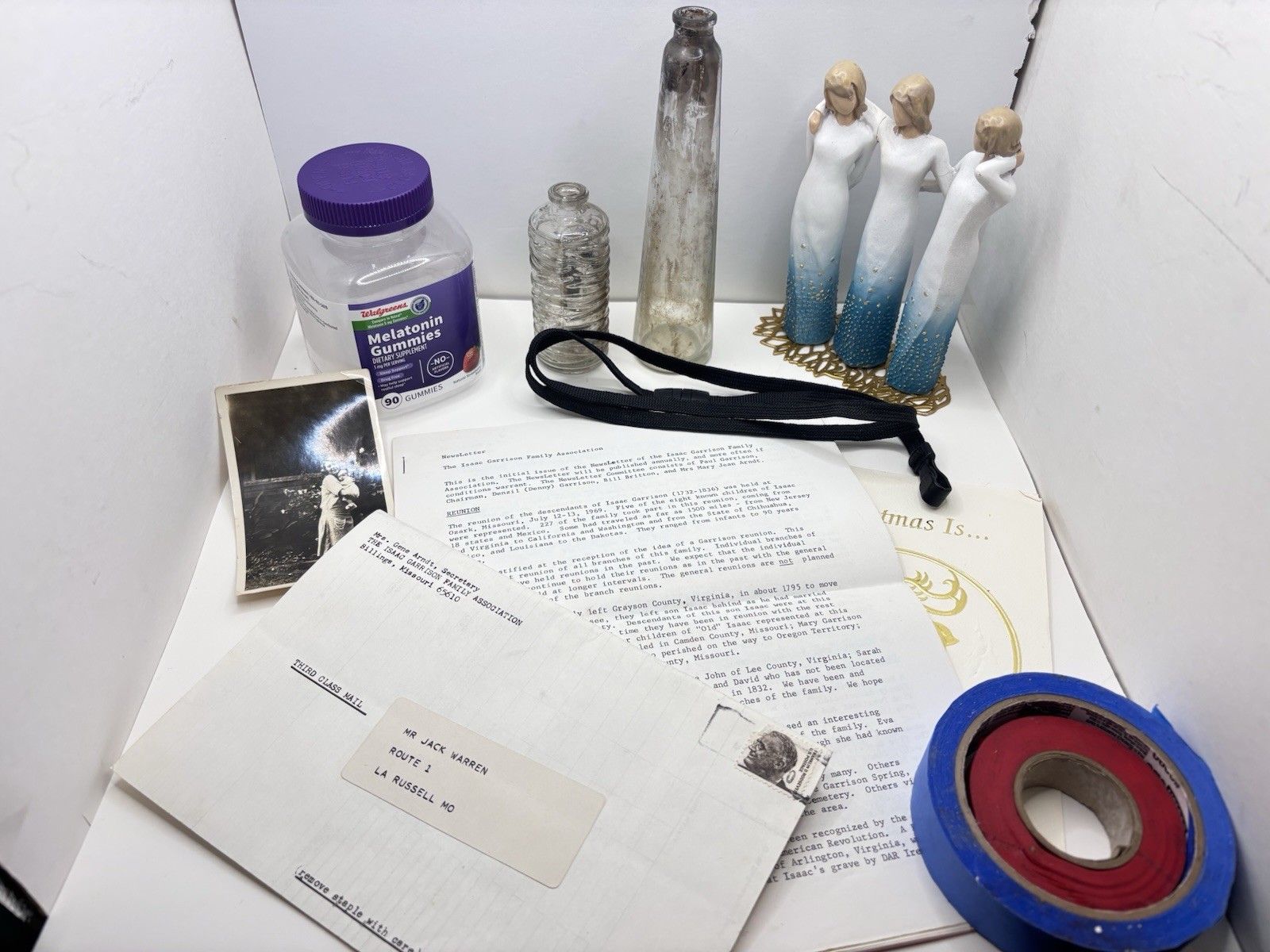 VTG Junk Drawer Lot Resellers Lot All Items Pictured Antiques Glass Bottles