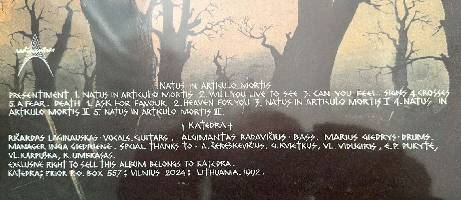 KATEDRA CATHEDRAL Lithuanian Heavy Speed Thrash Metal – 2 Albums LPs 1990 & 1993