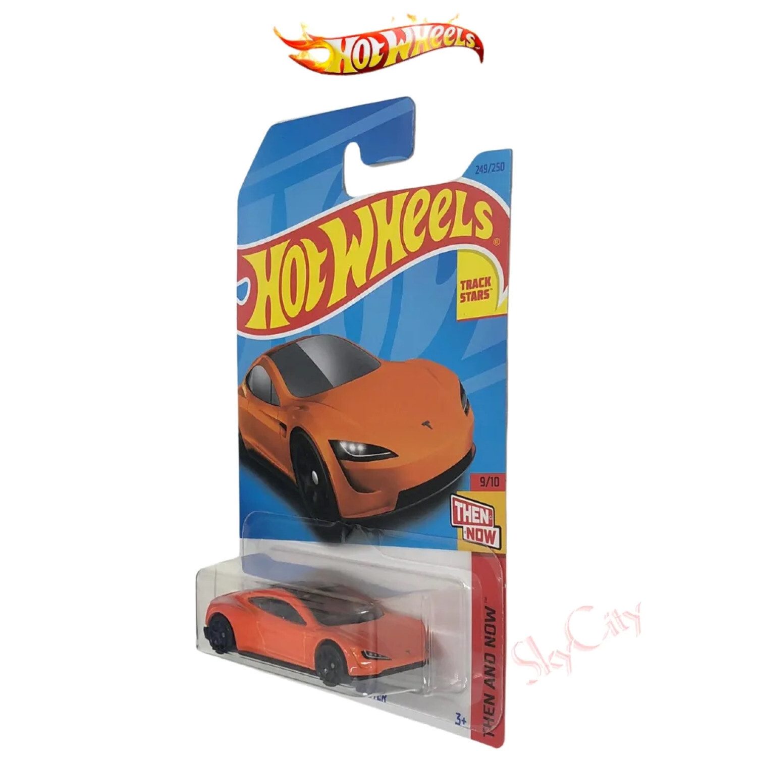 Hot Wheels Tesla Roadster HW Exotics #1/10 Silver Diecast 1:64 Scale New Mattel