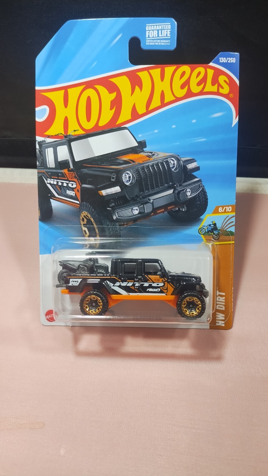 Hot Wheels ’20 Jeep Gladiator HW Dirt Series #6/10 Black Diecast 1:64 Scale New