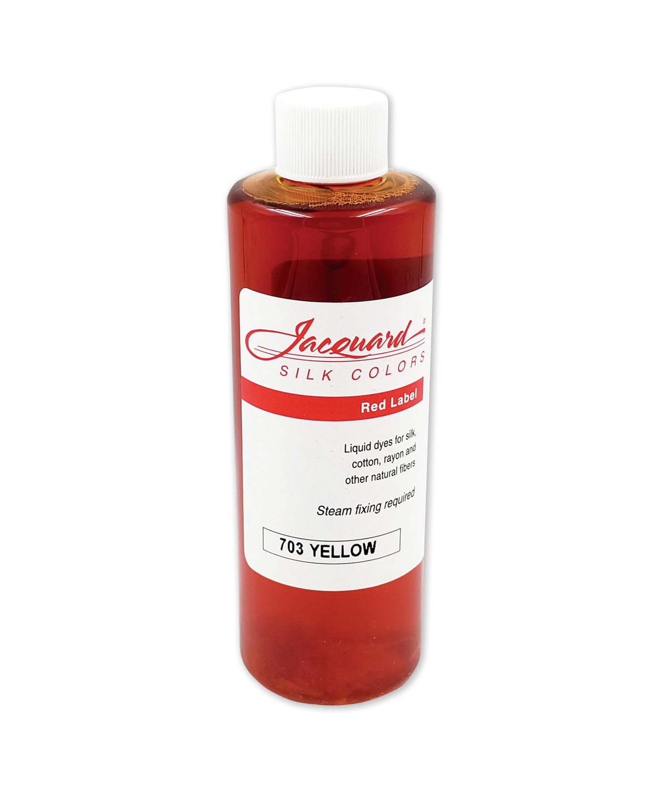 Jacquard Red Silk Dye 250ml Professional Textile Paint for Art Projects Standard