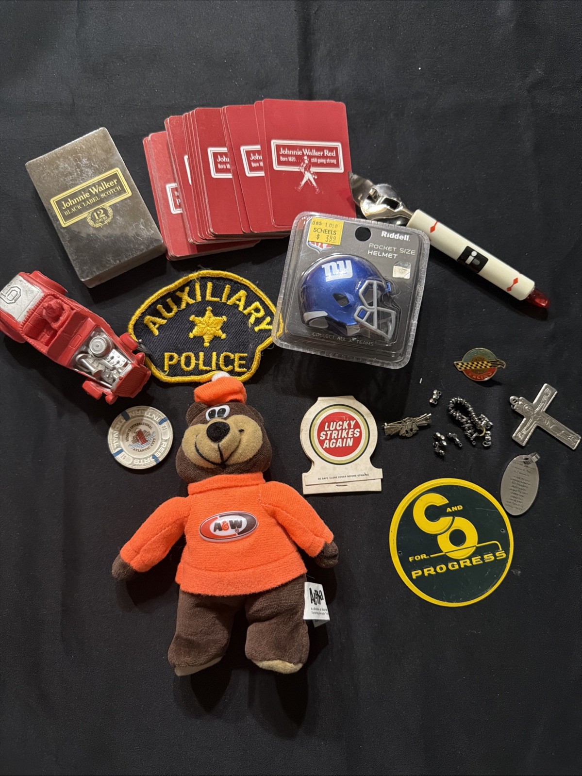 😎Grandpa’s Old Antique Vintage JUNK DRAWER As Pictured LOOK CLOSE Really Rare😎