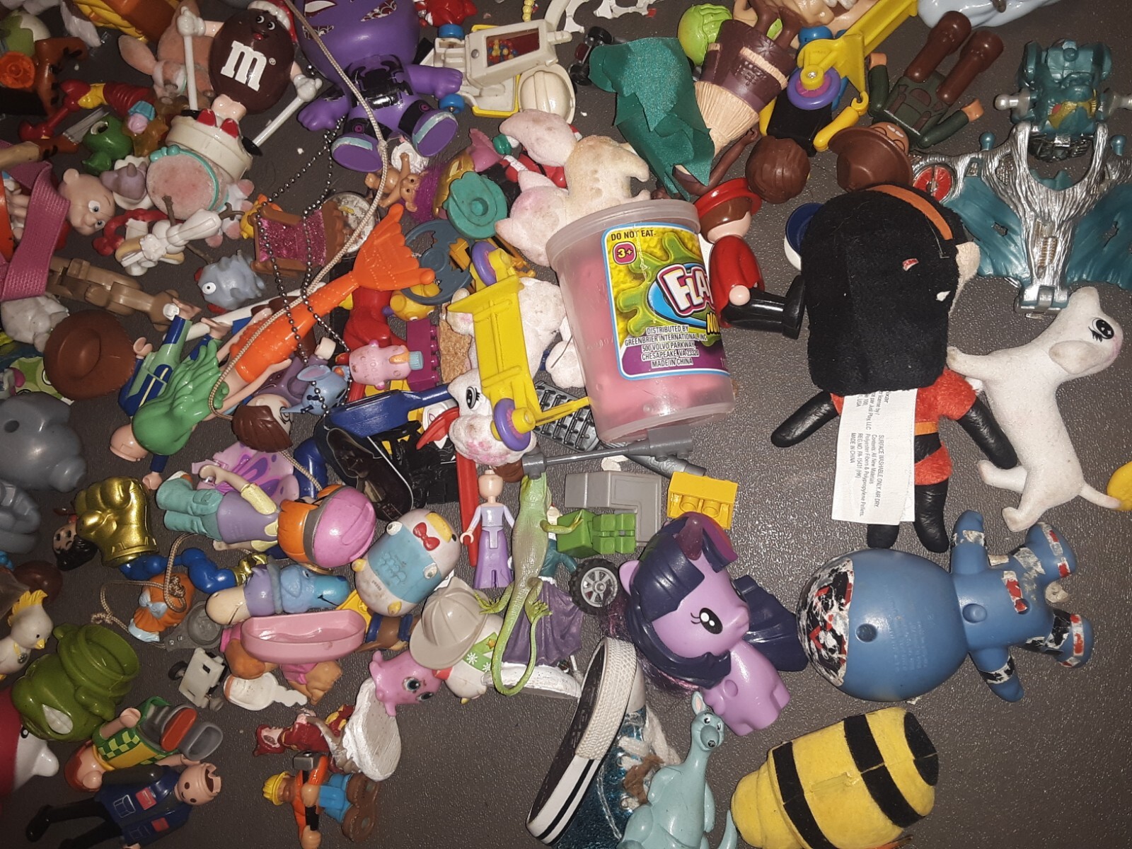 Insane Lot of 200+ Vintage variety toy lot. Please see photos,selling as lot#175