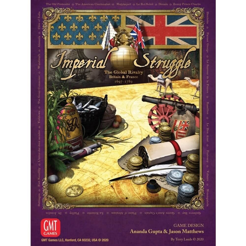 Imperial Struggle Board Game by GMT Games, 2 Players, 120-240 Min, Ages 14+