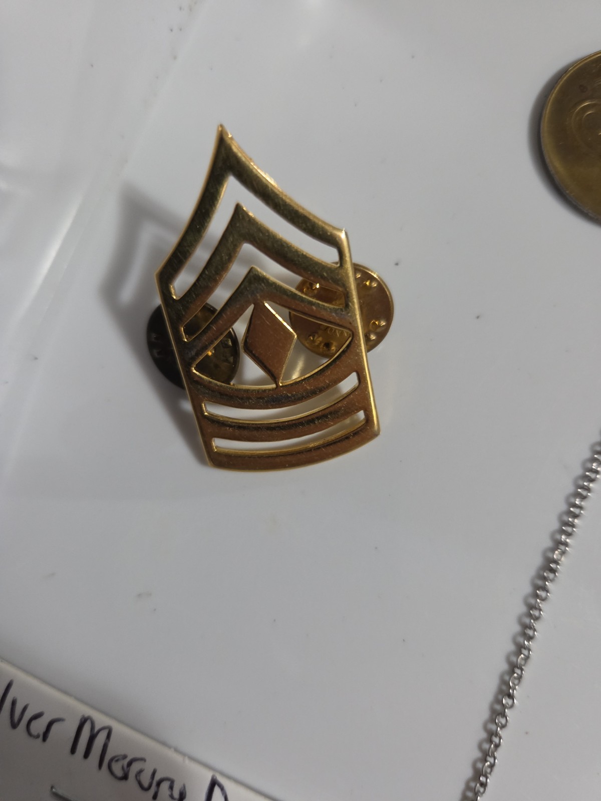 Vintage Junk Drawer With Silver And Gold