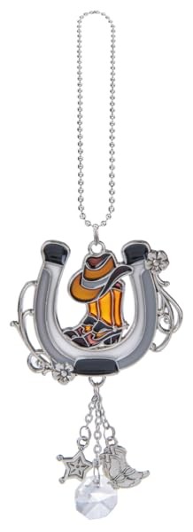 Ganz Horseshoe Car Charm, 4-Inch, Multicolor
