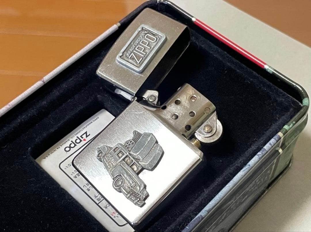 ZIPPO Zippoker advertising car metal pasted 50th anniversary limited edition