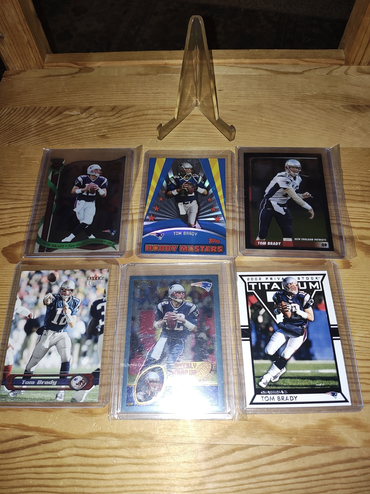 Tom Brady 6 Card Deal–Get Cards Shown-All Mint–Pacific, Fleer & More !~!