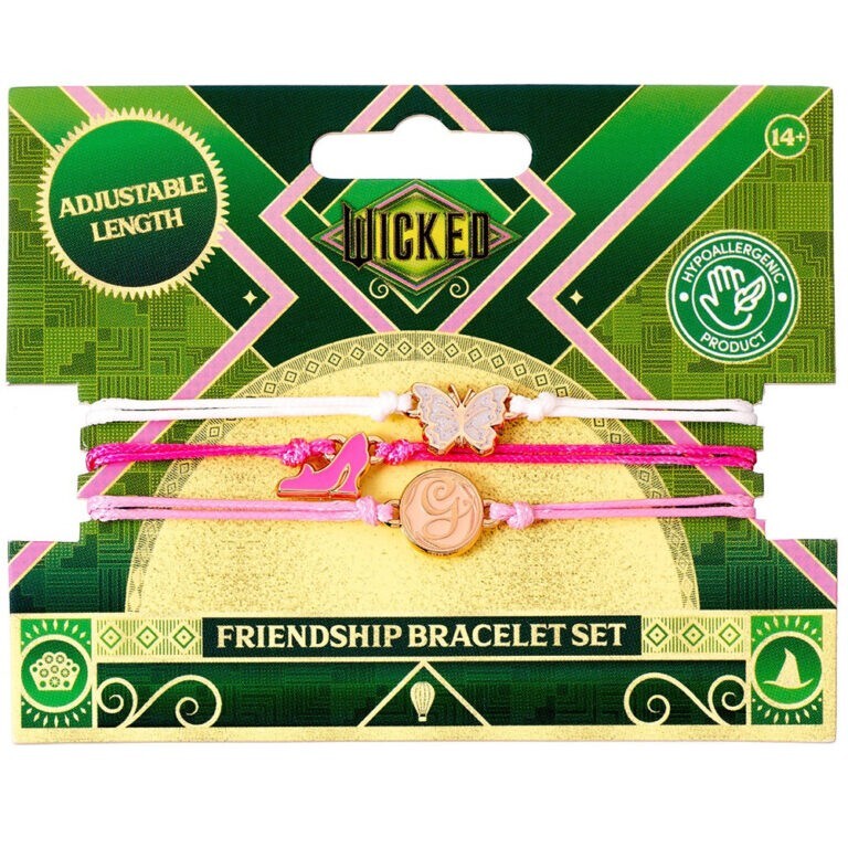 Wicked Glinda Friendship Bracelet Set, Birthday Gift Official Merchandise