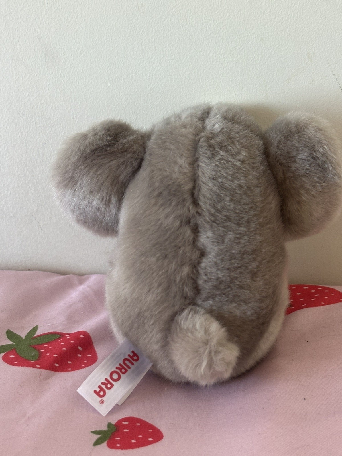 Aurora Rolly Pet Trumpeter Elephant Plush 5in Gray Stuffed Animal Toy Gift Kid
