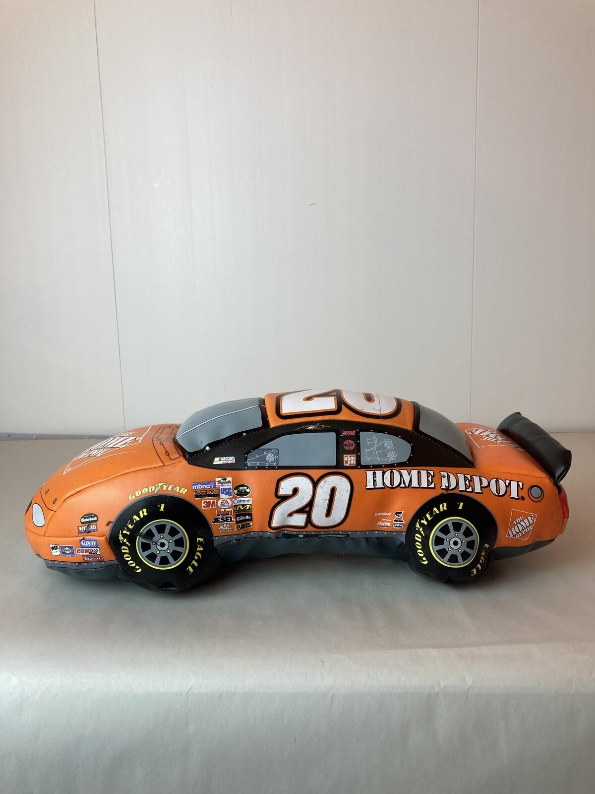 Sugar Loaf Home Depot #20 Tony Stewart NASCAR Plush Pillow Car