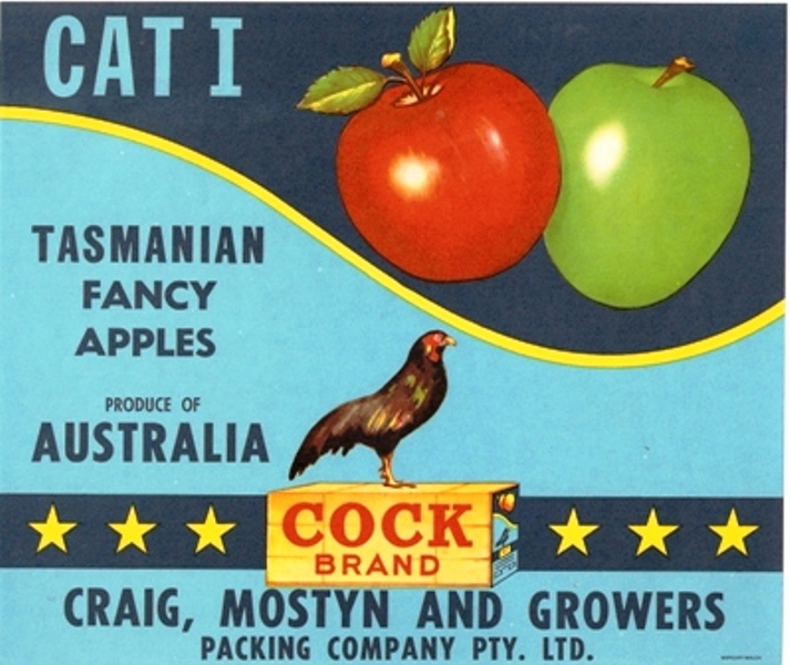 Apple Labels Tasmanian Fruit Art Vintage Collectable Labels Wall Poster (24)