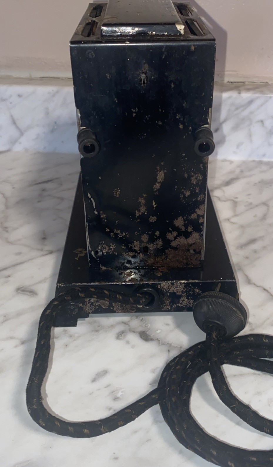 Vintage 1950s Sterling Handy Hot Pull Down 2 Sided Toaster Type AEUF WORKS