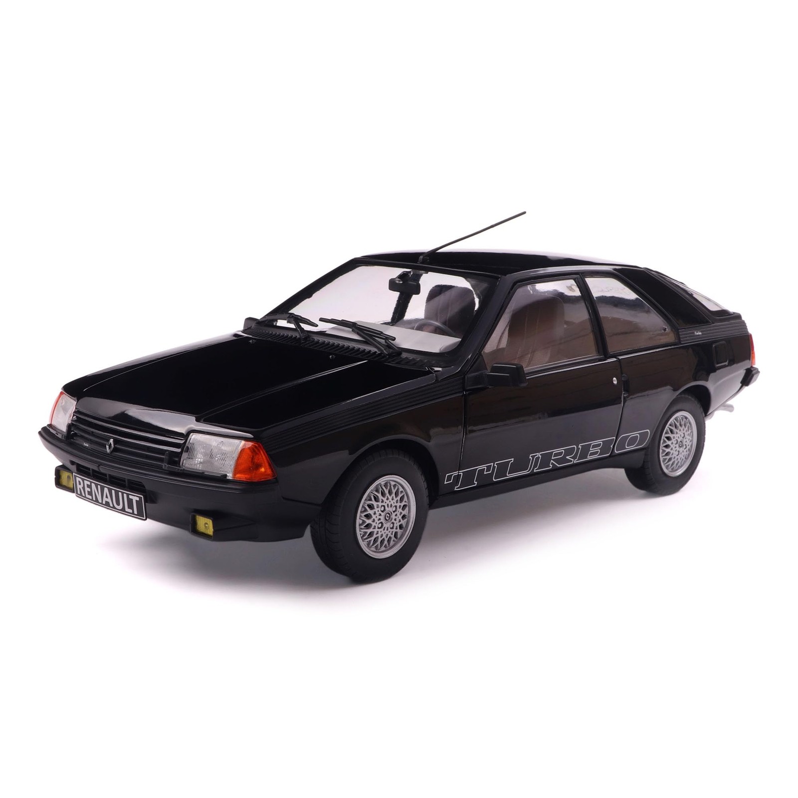 Solido 1:18 Scale Renault Fuego Turbo Black 1980 Diecast Model Car S1806406