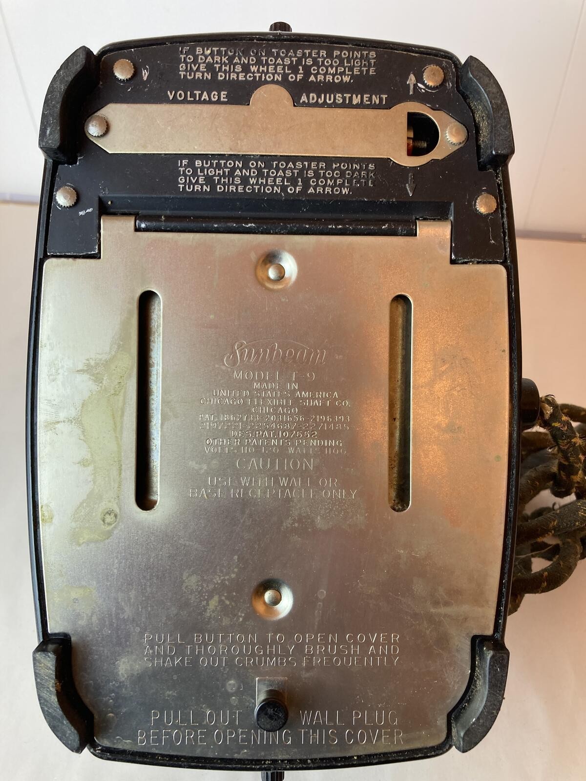 Vintage Sunbeam Chrome Automatic Toaster
