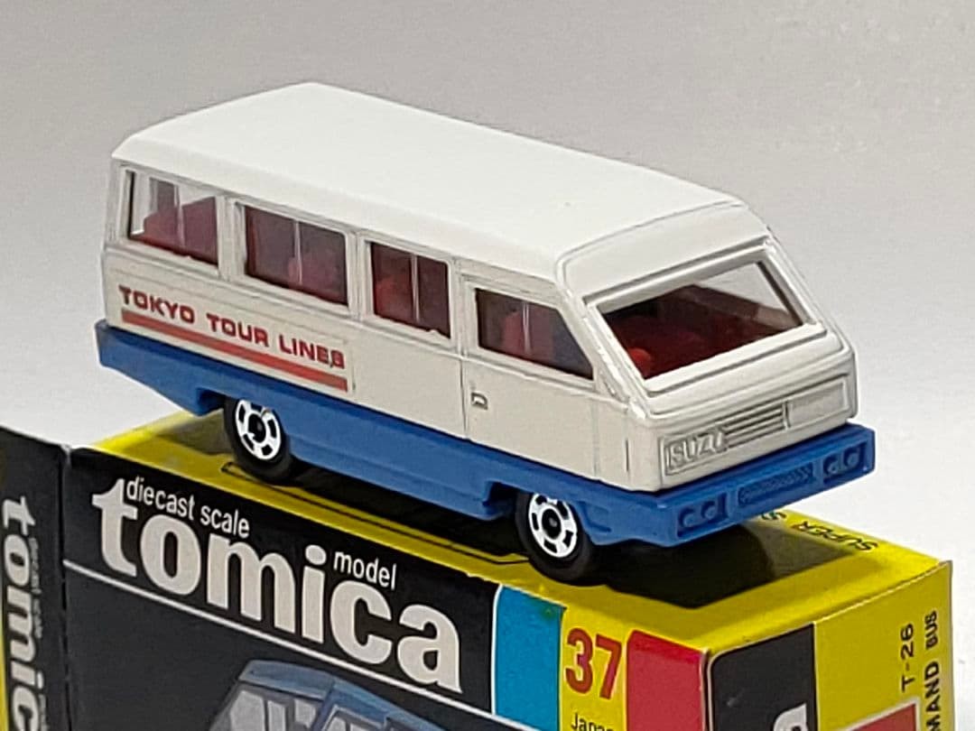 Black Box Tomica 37 Low Decker Demand Bus Good Condition Made in Japan Dead
