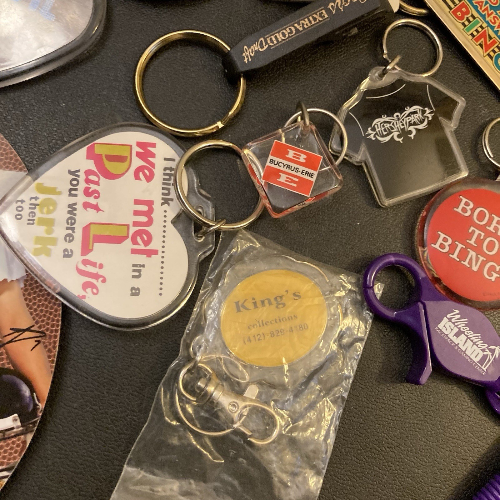 Keychains Pins Magnets Stickers Decal Lot Pittsburgh Pins Bingo Hershey Job Junk