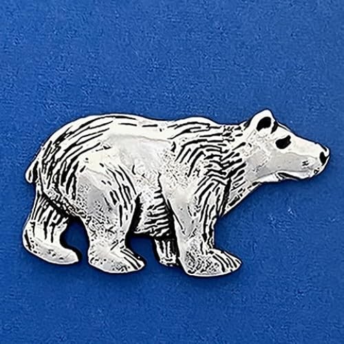 Basic Spirit Pocket Token Coin, Bear/Strength, Handcrafted Pewter Gift