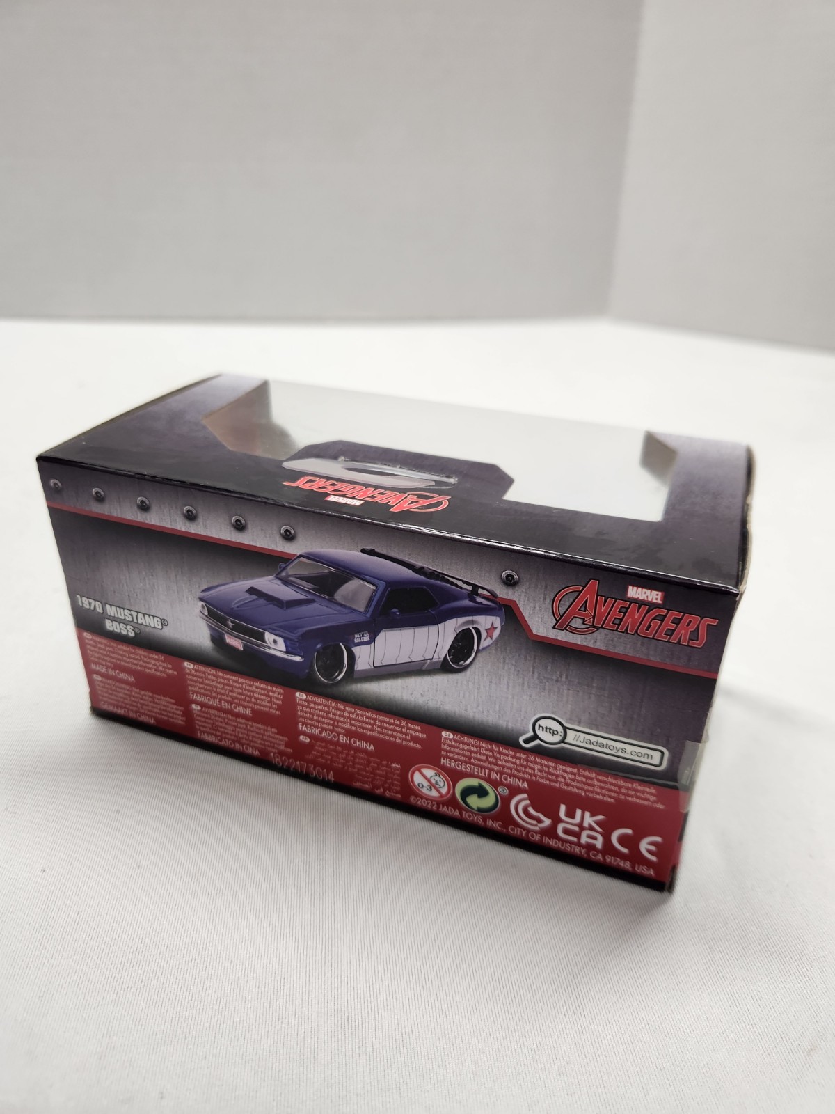 Marvel Avengers 1970 Mustang Boss Jada Diecast 1:32 Scale Winter Soldier New