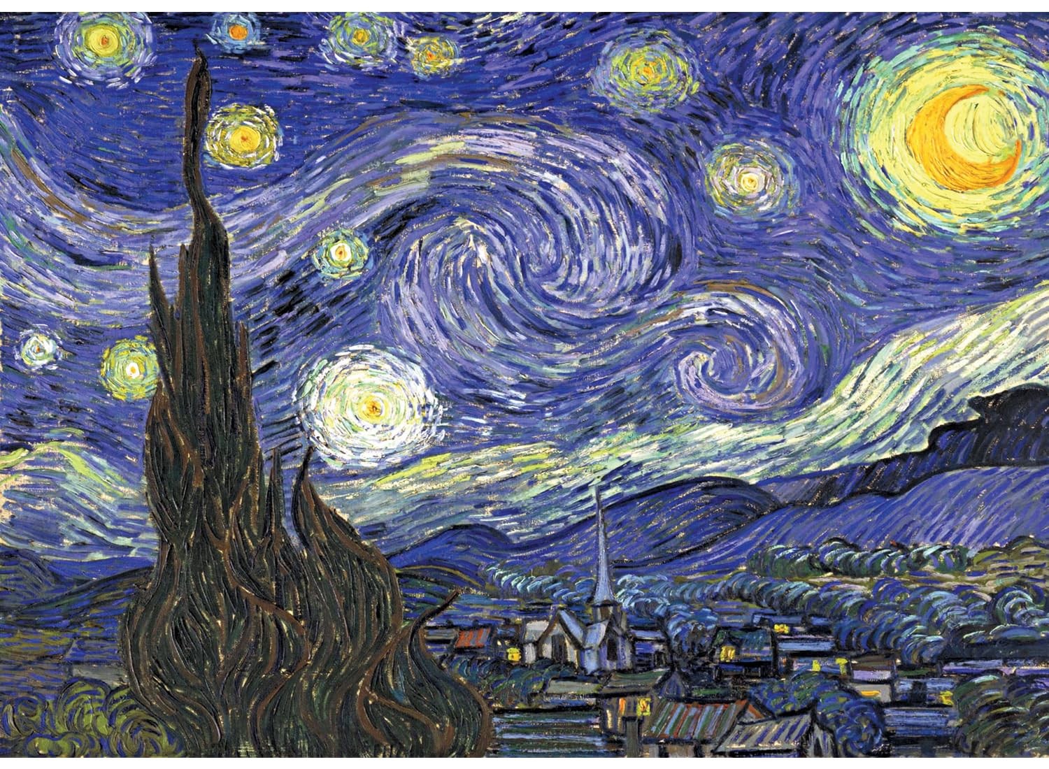 Anatolian Puzzle – The Starry Night, 1500 Piece Puzzle, #4577