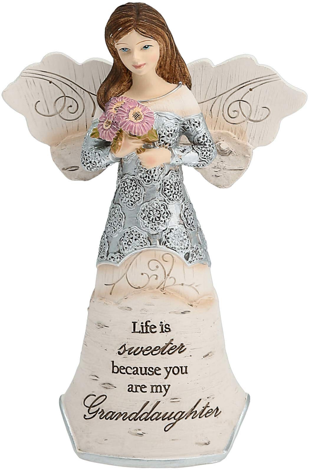 Pavilion Gift Company 82349 Granddaughter Angel Figurine, 5-1/2-Inch